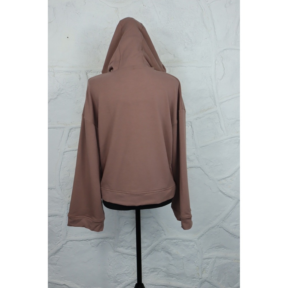 All in Motion Women's Stretch Pocket Bell Sleeve Pullover Hoodie Brown - Size S - Picture 3 of 7